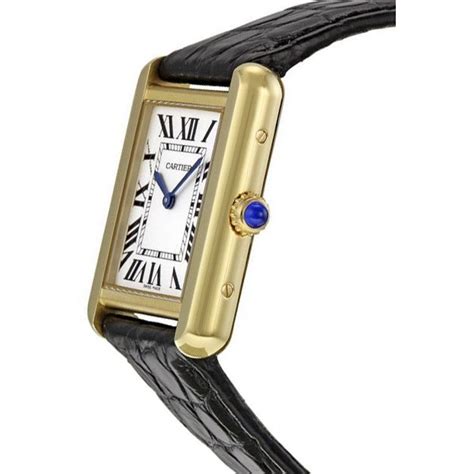 cartier tank women's gold|cartier tank watch women price.